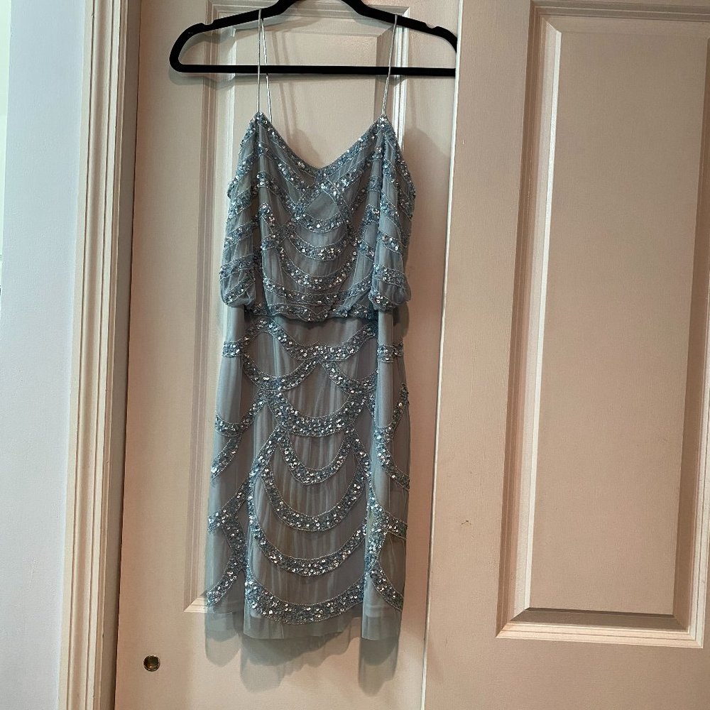 Aidan Mattox Beaded Cocktail Dress